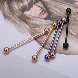 NWT Industrial Ear Piercing - Titanium Earring